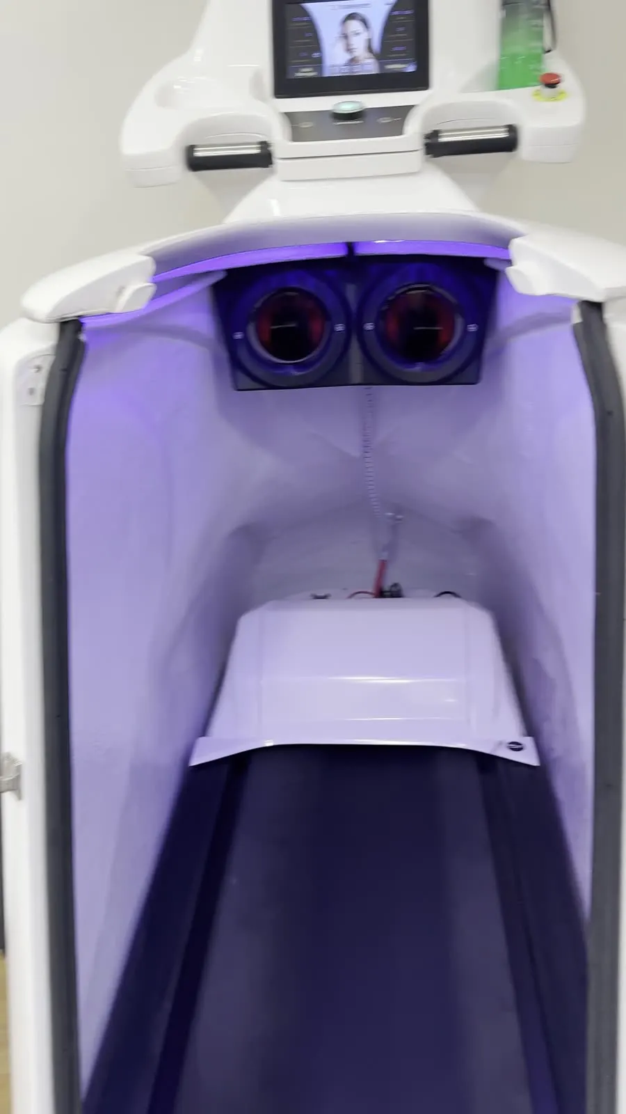 Interno della capsula con il sottovuoto